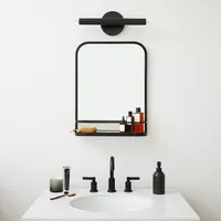 Seamless Wall Shelf Mirror - 17"W x 23"H | West Elm