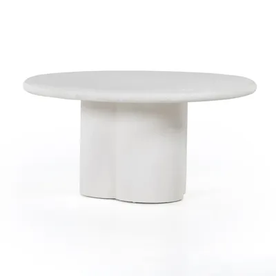 Scalloped Base Round Dining Table (60") | West Elm