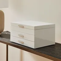 Mid-Century White Lacquer Jewelry Boxes | West Elm