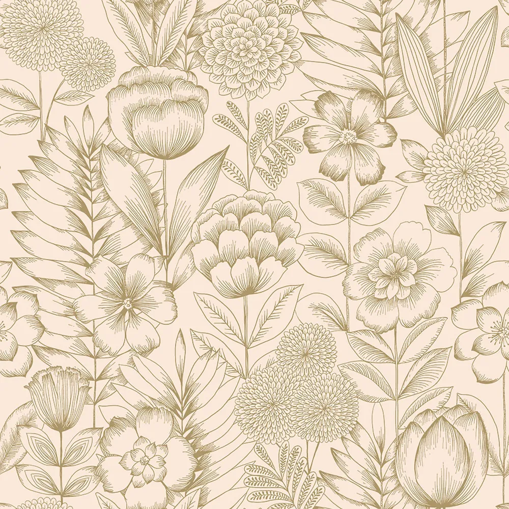 Homestead Floral Vintage Peel & Stick Wallpaper | West Elm