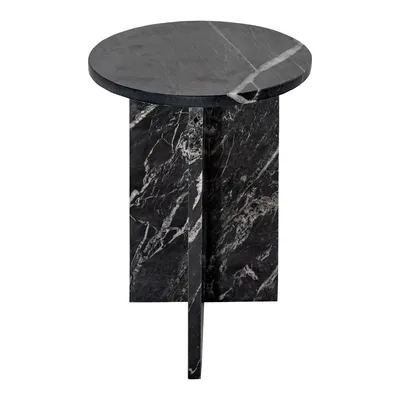 Angled Base Marble Side Table | West Elm
