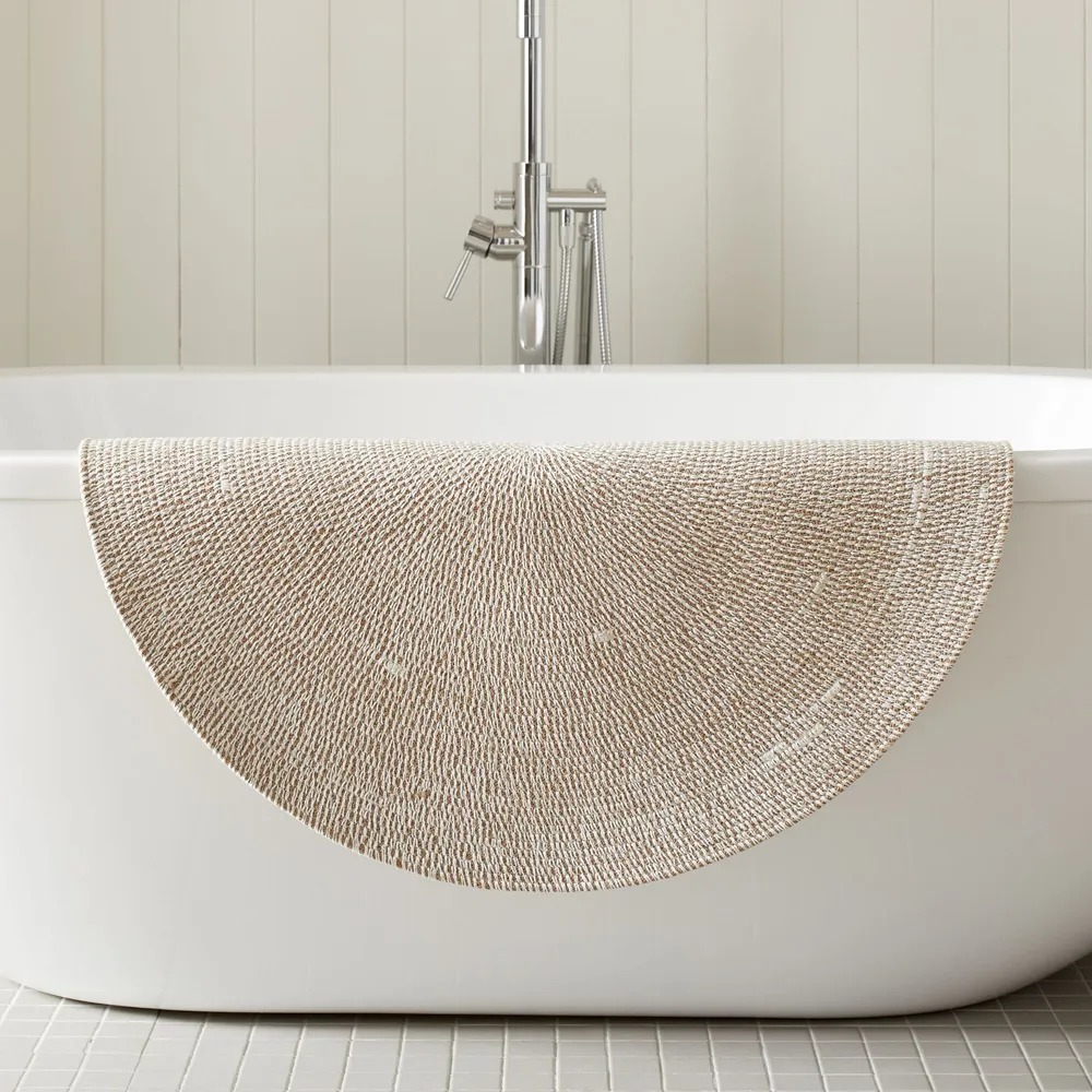Angled Modern Bath Mat