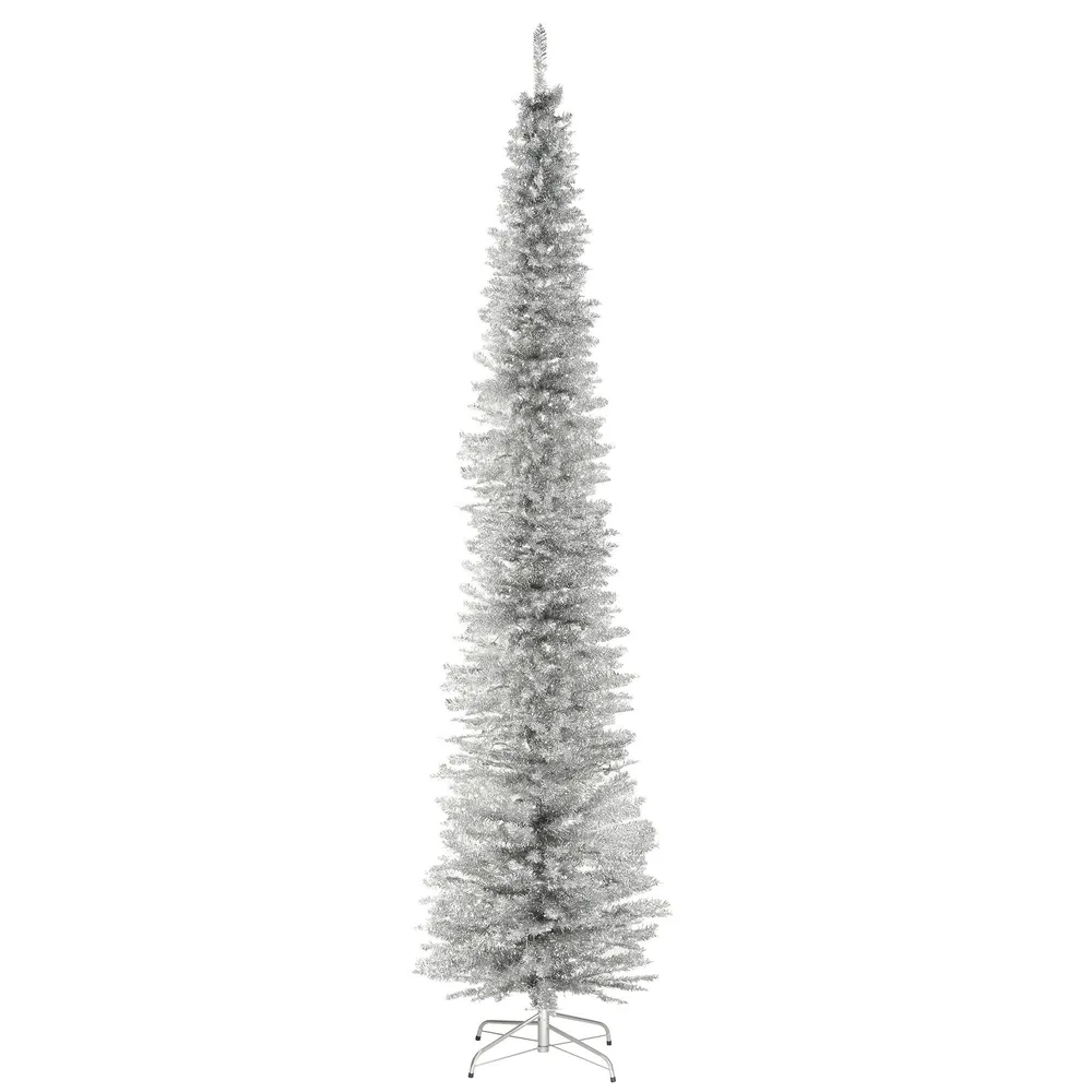 Silver Christmas Tree Tinsel -  UK