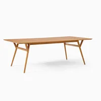 Extra Deep Mid-Century Expandable Dining Table (72") - ADA | West Elm