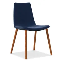 Slope Upholstered Dining Chair - Wood Legs | West Elm