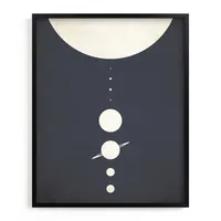 Limited Edition "Planetary Neighbors" Framed Wall Art by Minted for West Elm |
