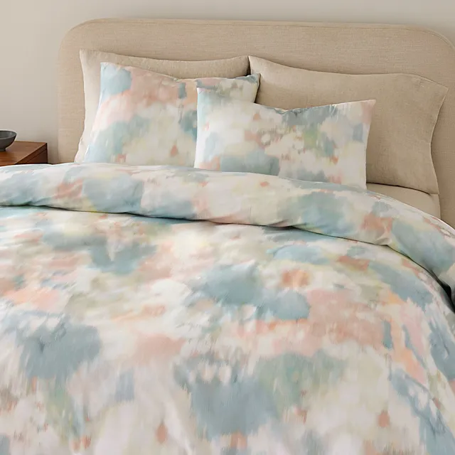 Poppy Floral Stitch Quilt & Shams