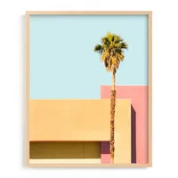 "Palm Springs - A Color Study" Framed Art by Minted for West Elm |