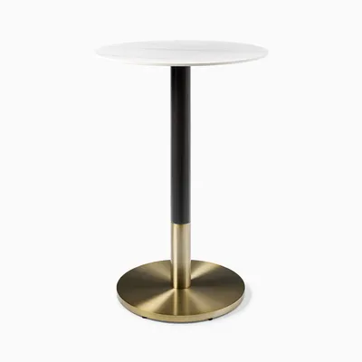 Orbit Restaurant Round Bar Table - Porcelain | West Elm
