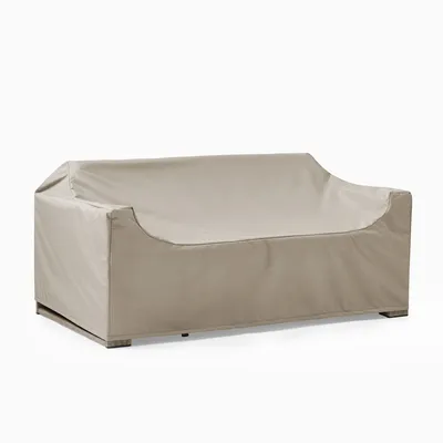 Portside Aluminum Outdoor Loveseat Protective Cover | West Elm