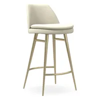 Finley Leather Counter Stool | West Elm