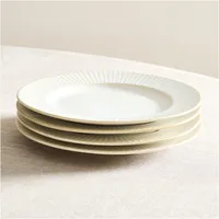Textured Stoneware Dinner Plate Sets  | West Elm