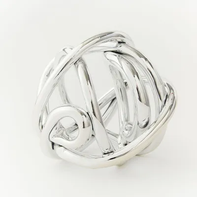 Metallic Glass Knots, Decorative Accents | West Elm