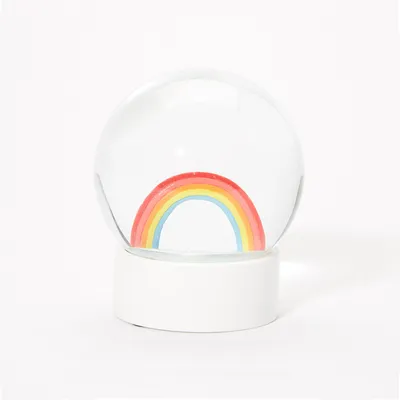 Rainbow Snow Globe, Decorative Accents | West Elm