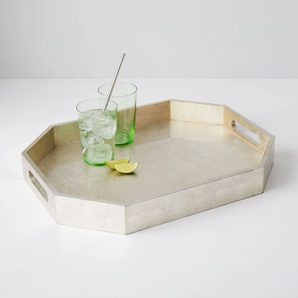 Lacquer Wood Trays - Geo | West Elm