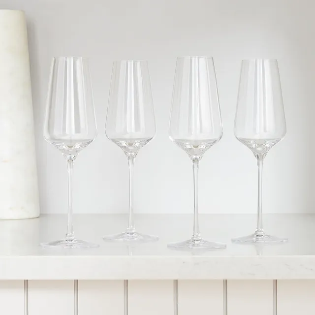 Starlight Stemless Champagne Flutes