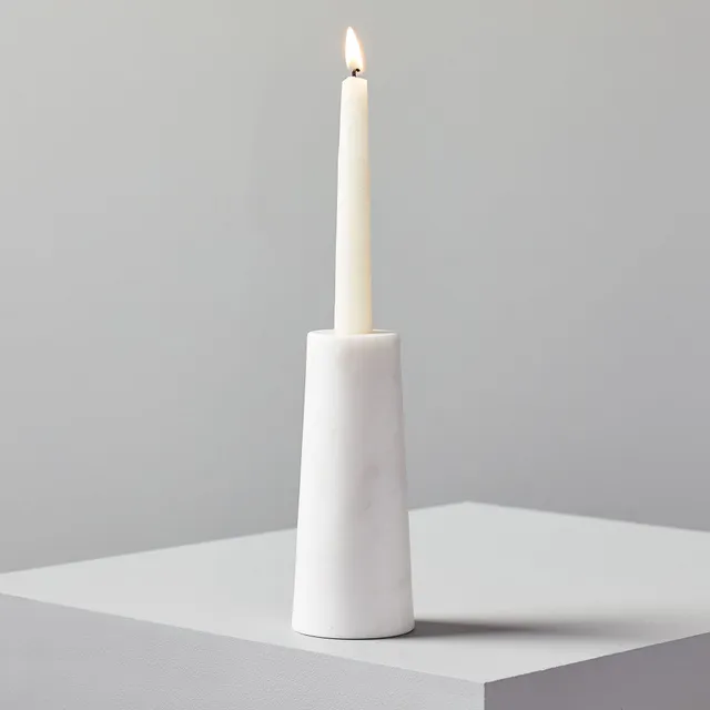 West Elm Foundations Reversible Marble Candle Holder, West Elm