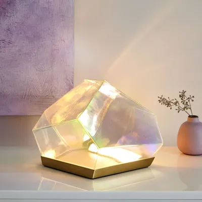 Glass Gem LED Table Lamp | Modern Lighting West Elm
