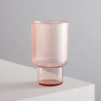 Fluted Acrylic Tall Drinking Glass Sets | West Elm