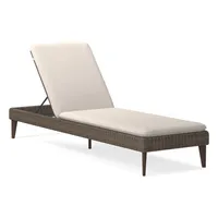 Marina Chaise Lounger Outdoor Cushion Covers- Sunbrella® Fabrics | West Elm