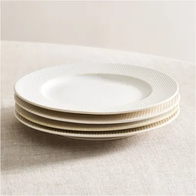 Textured Stoneware Dinner Plate Sets  | West Elm