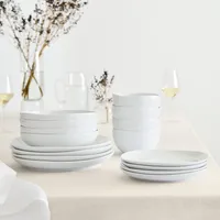 Organic Porcelain Dinnerware (Set of 16) | West Elm