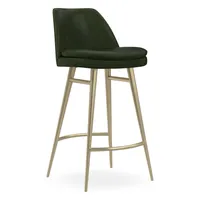 Finley Leather Counter Stool | West Elm
