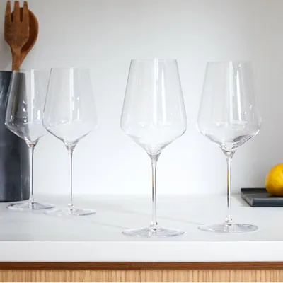Starlight Lead-Free Crystal White Wine Glass Sets | West Elm