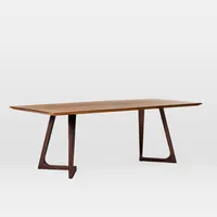 Sculptural Solid Wood Rectangle Dining Table (71") | West Elm