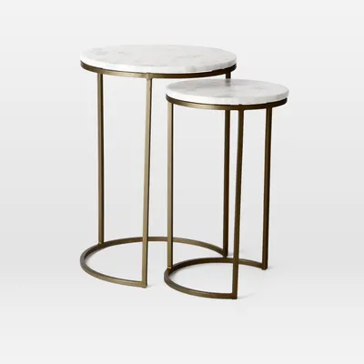 Round Nesting Side Tables (12"–16") | West Elm
