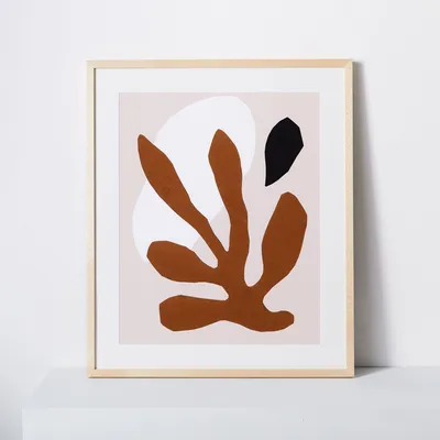 Kate Arends Framed Print - Leaf | West Elm