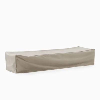 Portside Aluminum Outdoor Chaise Lounger Protective Cover | West Elm