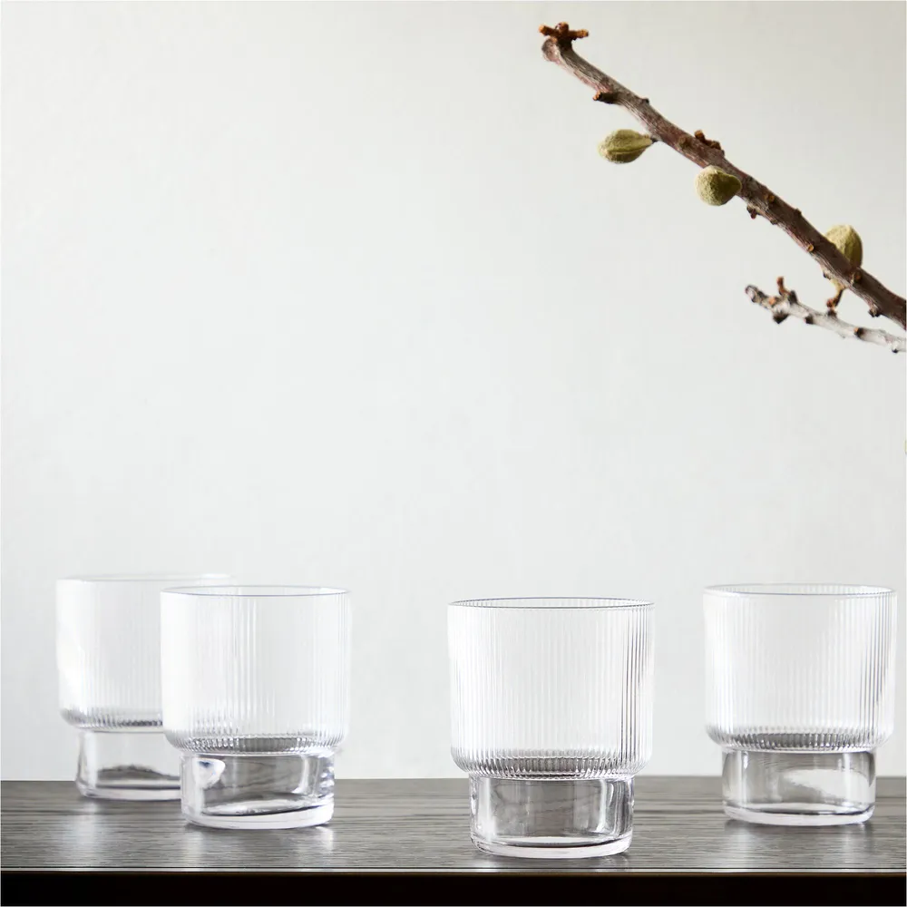 Fluted Drinking Glass Sets | West Elm