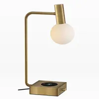 Modern Deco LED Wireless Charging & USB Task Lamp | Modern Lighting | West Elm