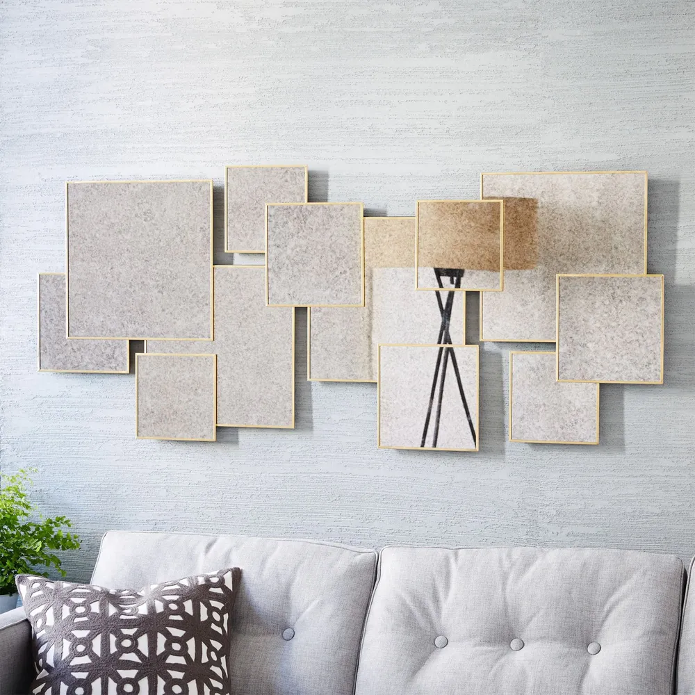 Overlapping Squares Wall Mirror | West Elm