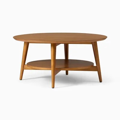 Mid-Century Round Coffee Table (36"–48") | West Elm