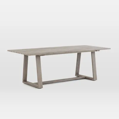 Teak Wood Outdoor Dining Table (86.5") | West Elm