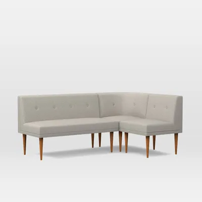 Mid-Century 3-Piece Banquette - Small | West Elm