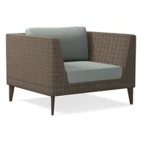 Marina Lounge Chair Outdoor Cushion Covers- Sunbrella® Fabrics | West Elm