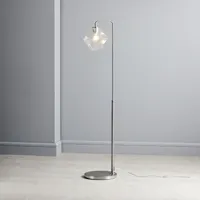 Sculptural Glass Faceted Floor Lamp | West Elm