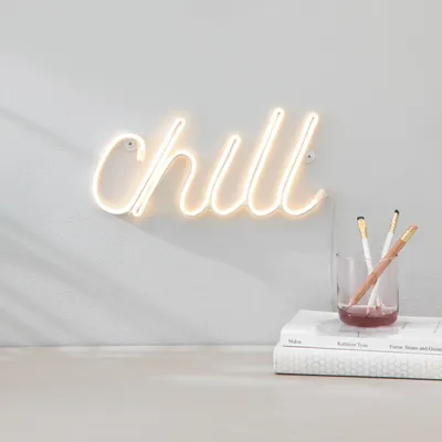 Chill LED Neon Wall Light (12") | West Elm