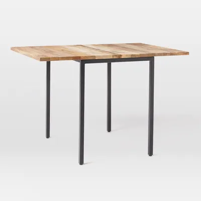 Box Frame Drop Leaf Expandable Table (24"–48") | West Elm