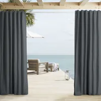 Outdoor Solid Curtains | West Elm