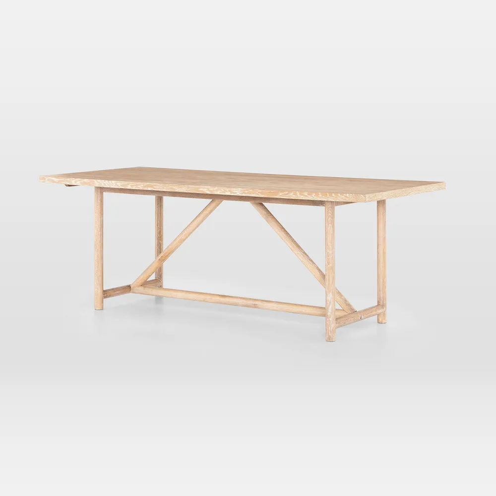 Modern Oak Rectangle Dining Table (84") | West Elm