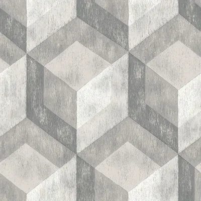 Bauhaus Distressed Wood Wallpaper | West Elm