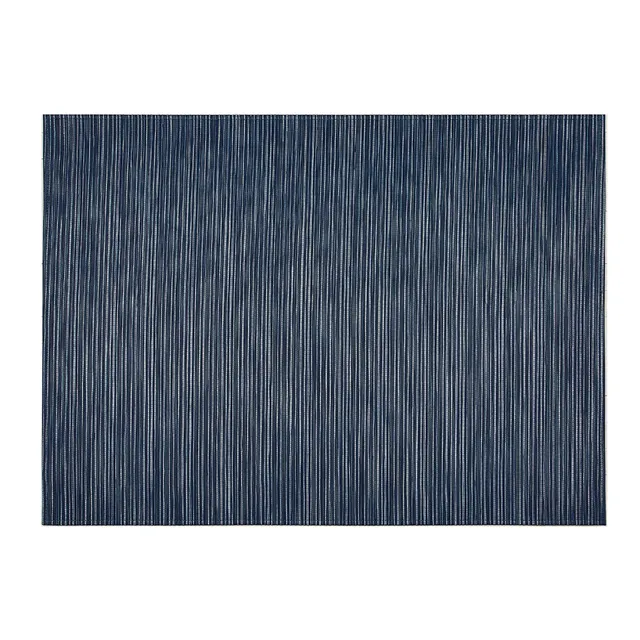 Chilewich 23 x 36 Rib Weave Mat - Indigo