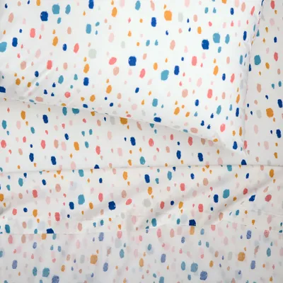 Abel Macias Painted Dot Pillowcase Set | West Elm