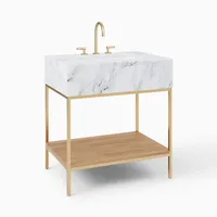 Streamline Marble Single Bathroom Vanity (31.5") | West Elm