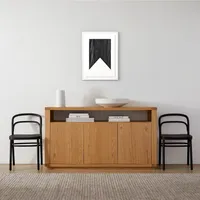 Triangle Black Framed Wall Art by The Holly Collective | West Elm
