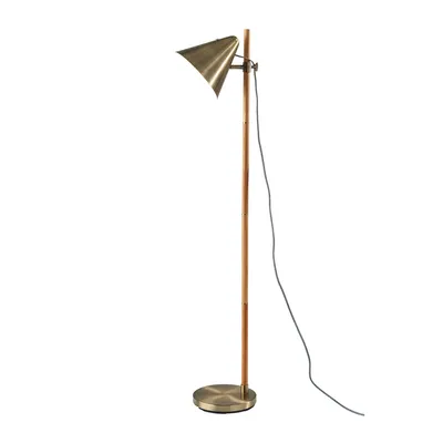 Adjustable Cone Shade Floor Lamp | Modern Living Room Furniture | West Elm